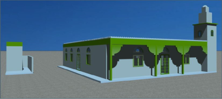 مسجد100م مربع